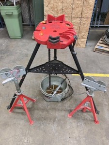 RIDGID 460-6 TRISTAND Chain Vise RJ-68 pipe stands