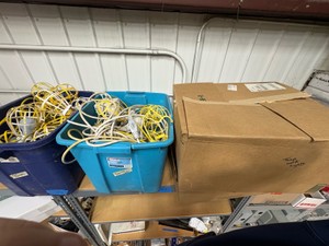 Temporary work lights
