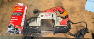 Milwaukee Deep Cut Band Saw with extra blades
