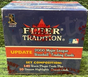 2000 Fleer Tradition Update 150 Cards Set Factory Sealed- MLB
