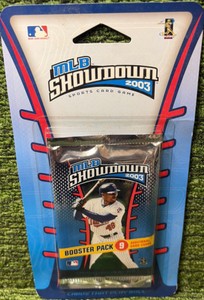 2003 MLB Showdown Sealed Booster Pack (9 Cards in total) Unopened wTori Hunter on Pack