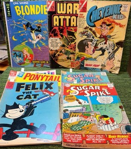MIXED VINTAGE COMIC BOOKS- 8 in Total   from the 70s 