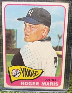 1965 Topps #155 Roger Maris Yankees Vintage MLB Card