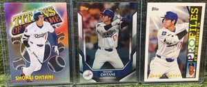 Shohei Ohtani Lot  3 Cards in Total - Los Angeles Dodgers Legend