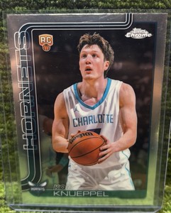 Kon Knueppel RC 2025 Topps Chrome Rookie Charlotte Hornets #254