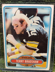 1980 Topps TERRY BRADSHAW #200 PITTSBURGH STEELERS HOF