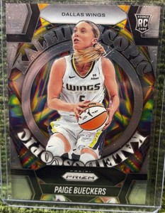 Paige Bueckers RC 2025 WNBA Panini Prizm Kaleidoscopic Dallas Wings #14