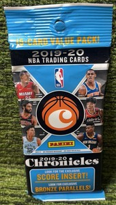 201920 Panini Chronicles Basketball Jumbo Value Pack 15 Cards