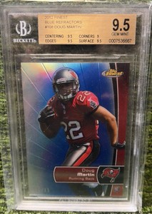 2012 Finest Doug Martin Rookie #108 BGS 9.5 Rookie RC Tampa Bay BUCS