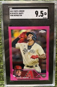 2023 Topps Chrome Refractor KETEL MARTE Magenta Refractor  SGC  DBacks
