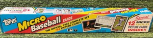 1992 Topps Micro Baseball Card Complete Set 792 cards  12 Micro Gold