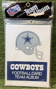 Vintage 1992 Pro Set Football Super Bowl Dallas Cowboy Binder