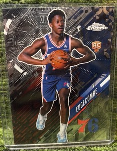 2025-26 Topps Chrome #GT-18 VJ Edgecombe RC Insert 76ers GO TIME