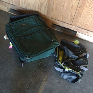 suitcase and bag