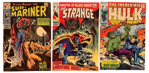 Sub Mariner Trilogy Cross Over Story - Sub Mariner #22, Dr. Strange #183, Incredible Hulk #126