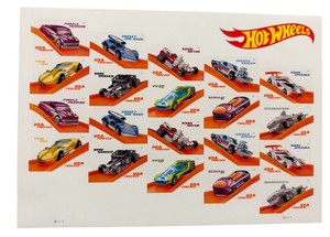 Hotwheels USPS Collector Stamps
