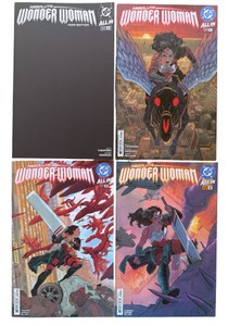 Absolute Wonder Woman Comics #1 Noir Edition, #1, #2, #4 - DC Comics