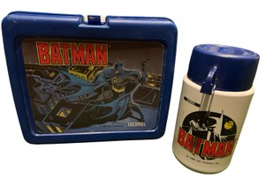 1991 DC Comics Batman Lunchbox & Matching Thermos