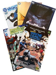 Nightwing #119, Batman & Robin #4, Detective Comics #1089, Multiversus #1, Wayne Family Adventures- DC Comics