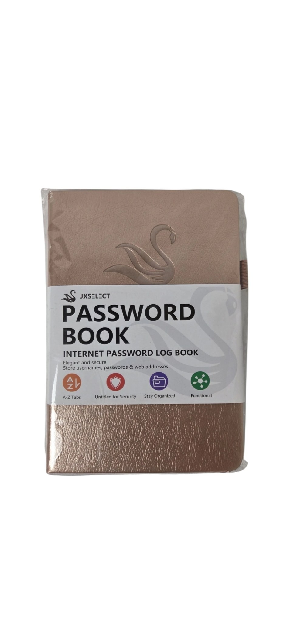 NEW Password Book with Alphabetical Tabs - Hardcover Password Book Rose Gold