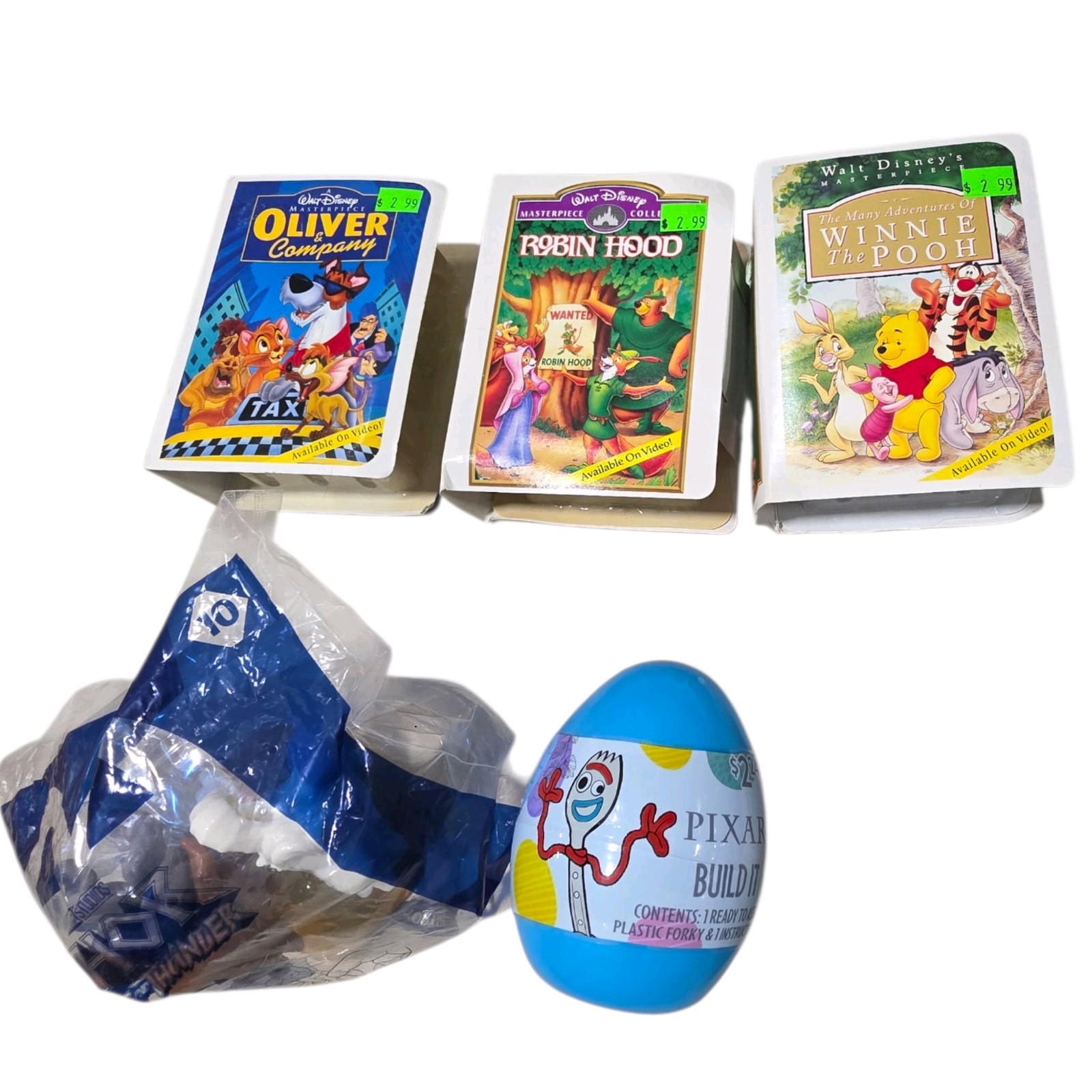 Disney Pixar Build It, Kinder Toy & Vintage Kids toy Lot