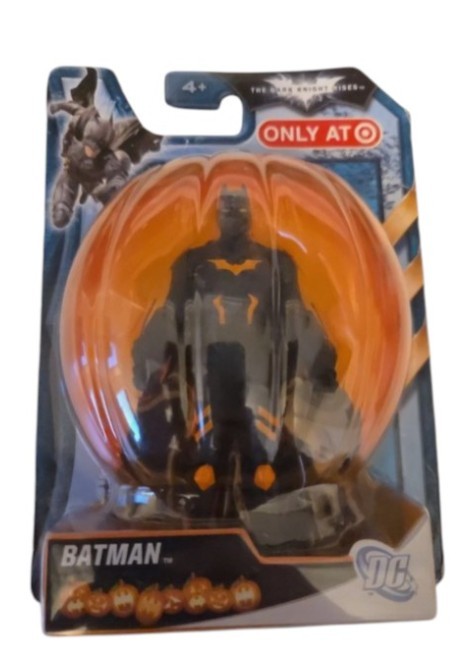 DC Batman The Dark Night Rises Mini Action Figure Halloween Edition Pumpkin 2012