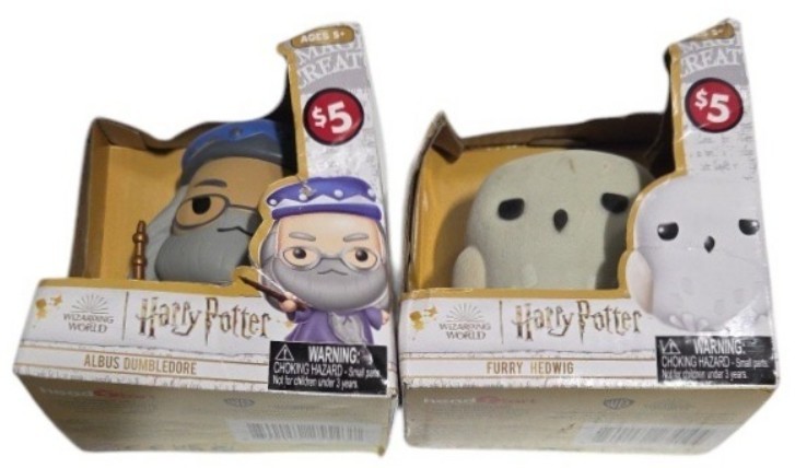Lot of Harry Potter Wizarding World ALBUS DUMBLEDORE & FURRY HEDWIG Collectibles
