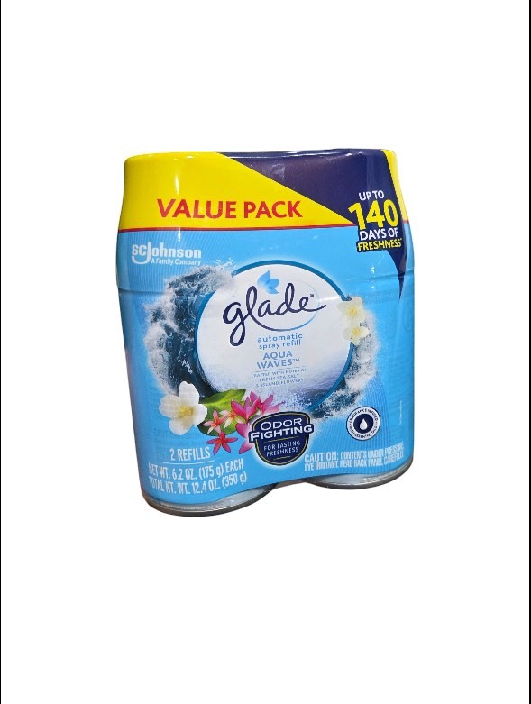 Glade Automatic Spray Refill Aqua Waves 2-Pack