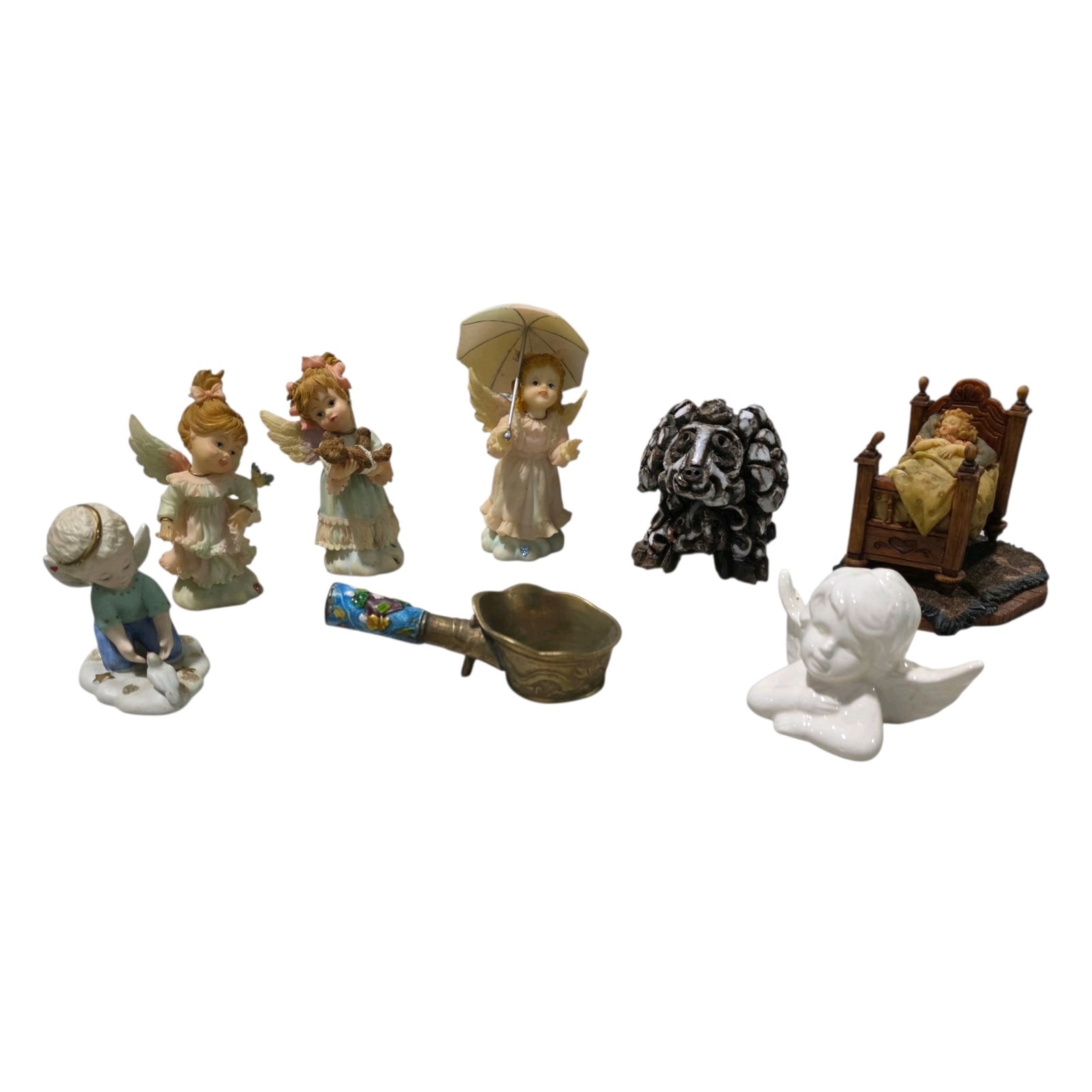 Mixed Angel, Cherub & Decorative Figurine Lot