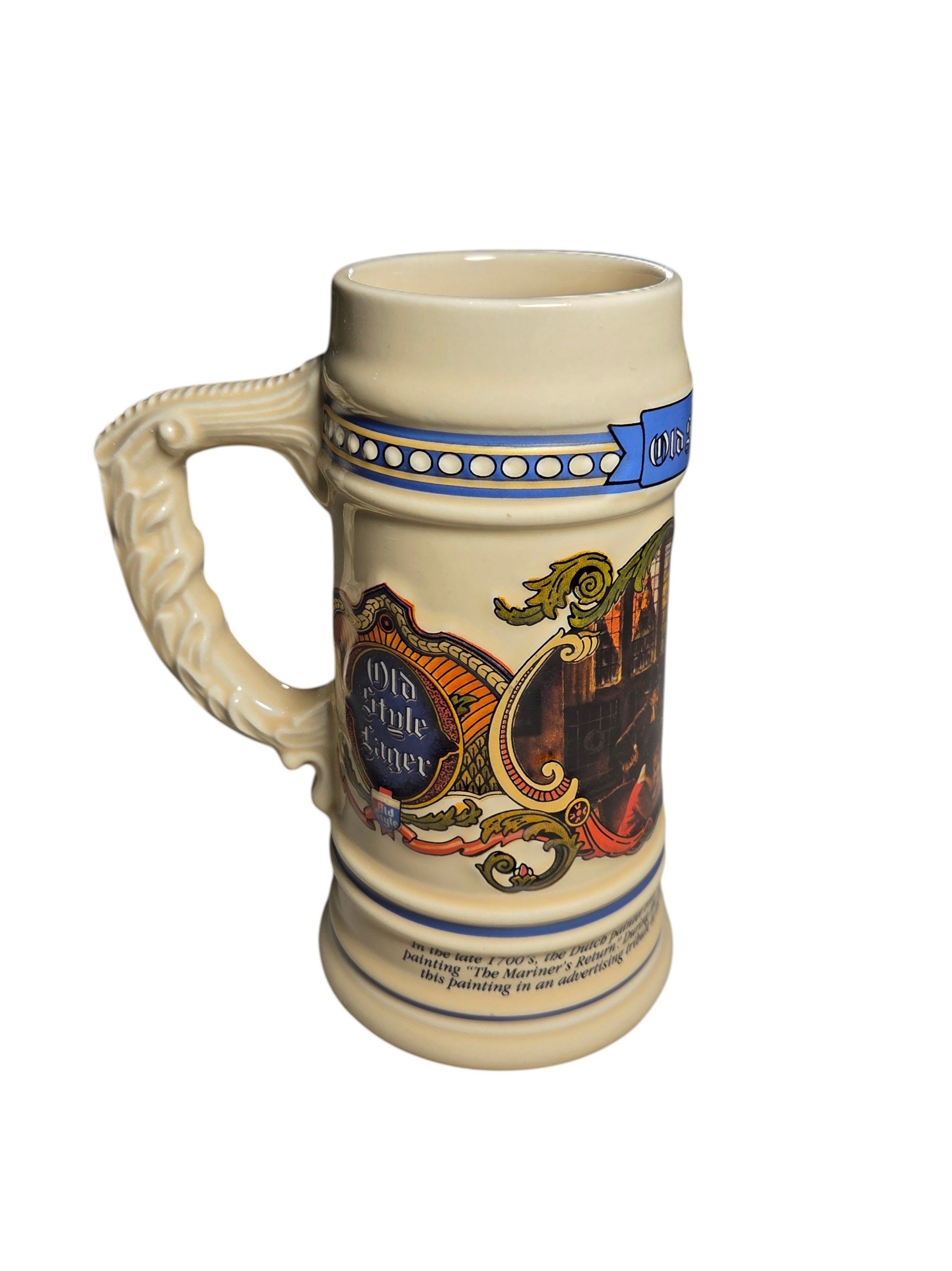 1991 Old Style Lager Limited Edition Ceramic Beer Stein  House of Wiebracht  Brewhaus Gift Shop