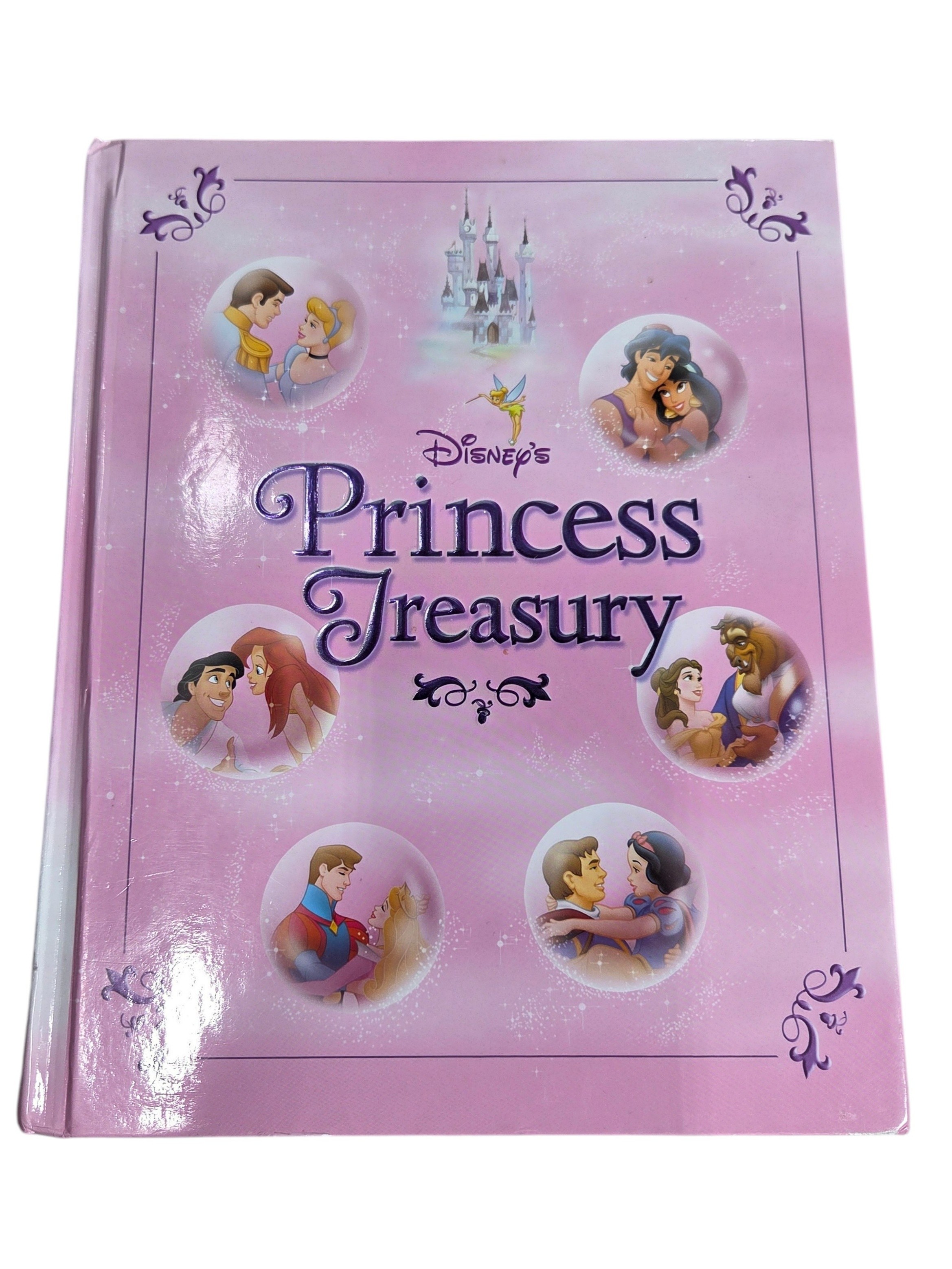Disney Princess Treasury Hardcover Book - Snow White, Sleeping Beauty, Cinderella, Little Mermaid, Aladdin & Beauty and the Beast