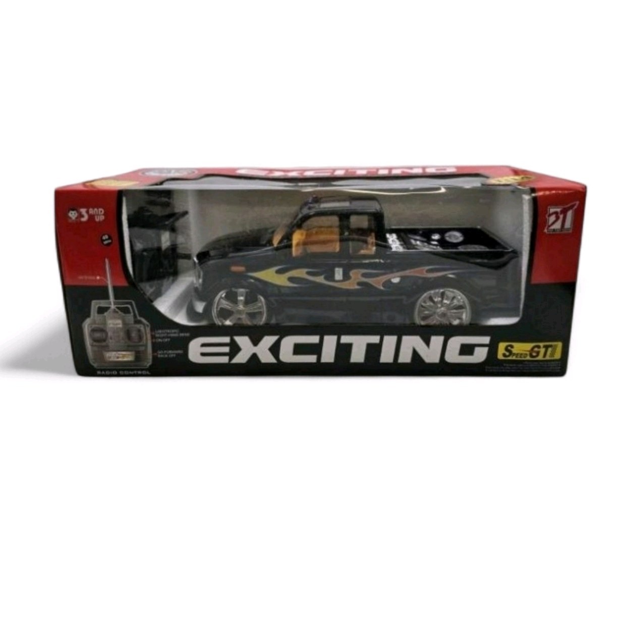 Exciting Speed GTI RC Pickup Truck 3T Toys Black Simulating A True Style
