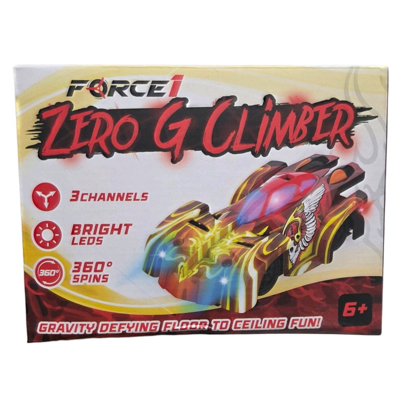 Force1 Zero G Climber RC Wall Climbing Car With Remote - Red