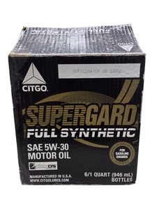 Citgo SuperGard Full Synthetic SAE 5W-30 Motor Oil - 6 Quart Bottles