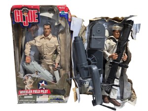 GI Joe Pearl Harbor Collection Figures - Wheeler Field Pilot & Battleship Row Defender