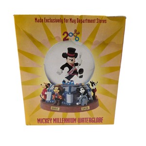Disney 2000 Mickey Millennium Waterglobe Westland Giftware With Box