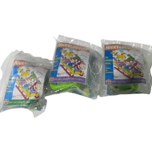 3 Sealed Nickelodeon Rugrats Burger King Kids Club Toys  1998 Movie Promo