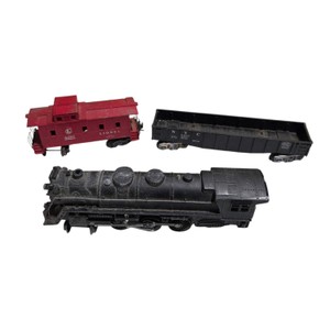 Vintage Lionel Train Lot  No. 246 Steam Engine, 6257 Caboose & NYC 6002 Gondola Car