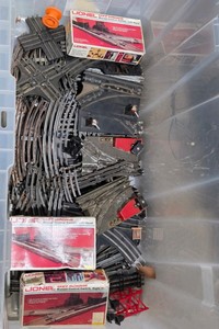 Estimated value $200 - $500 Large Lionel OO27 Gauge Track & Switch Lot  CurvedStraight Track, Manual Switches & Accessories