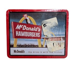 McDonalds Hamburgers Drive-In With The Arches Collectible Tin 1998 Sealed