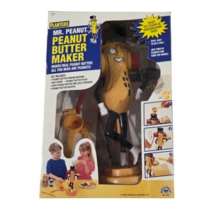 1996 Planters Mr. Peanut Peanut Butter Maker, Broadway Toys No. 222, In Box