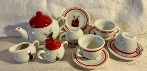 Collectable childs mini toy China tea set