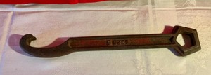 Vintage Cast Metal Fire Hydrant Wrench Spanner Tool