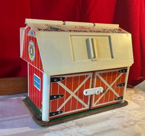 Vintage Fisher-Price family farm barn toy 1967