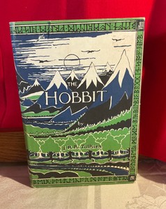 Vintage hardcover The Hobbit By J.R.R Tolkien ISBN # 0-395-07122-4, copyright 1966