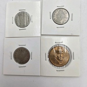 1899, 1904 & 1912 Liberty V Nickels With Thomas Jefferson Presidential Dolla