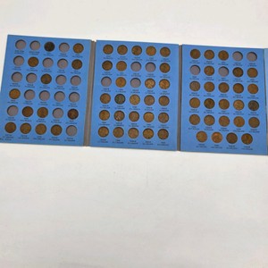 Unsearched Whitman Lincoln Head Cent Album 1909-1940  Partial Wheat Penny Collection
