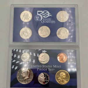 2005 U.S. Mint Proof Set & 50 State Quarters Proof Set  11 Coin Collector Lot  No Silver Content Verified