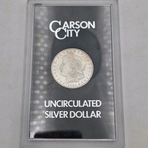 1884-CC Morgan Silver Dollar  Carson City  90% Silver  .77344 Troy Oz Silver  Holder