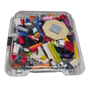 Assorted LEGO & Compatible Building Bricks, Plates, Wheels & Parts  Approx. 1 lb 2 oz